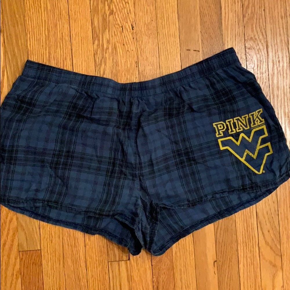 PINK WV Plaid Sleep shorts